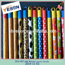 120*2.2cm pvc coated wooden broom handle from China factory